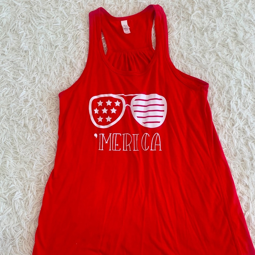 Merica 4th of July Patriotic Tank